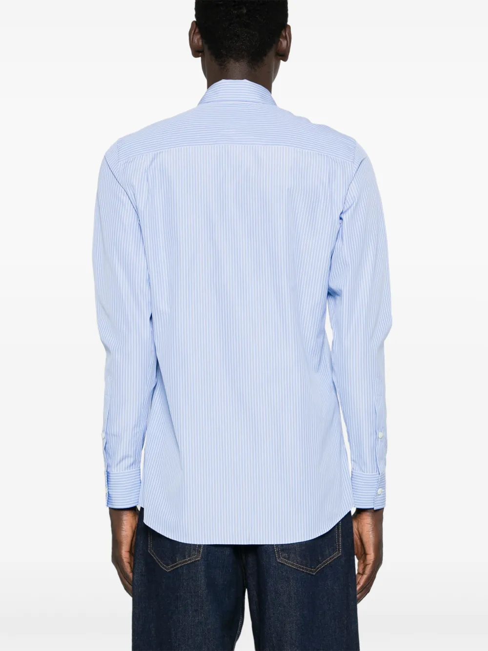 Moschino Gestreept overhemd Blauw