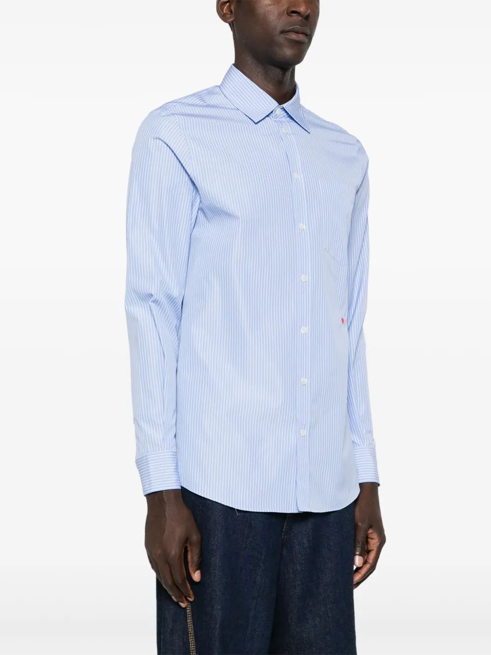 Moschino Gestreept overhemd Blauw