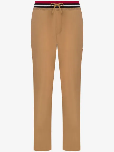 Moschino logo-appliqué track pants