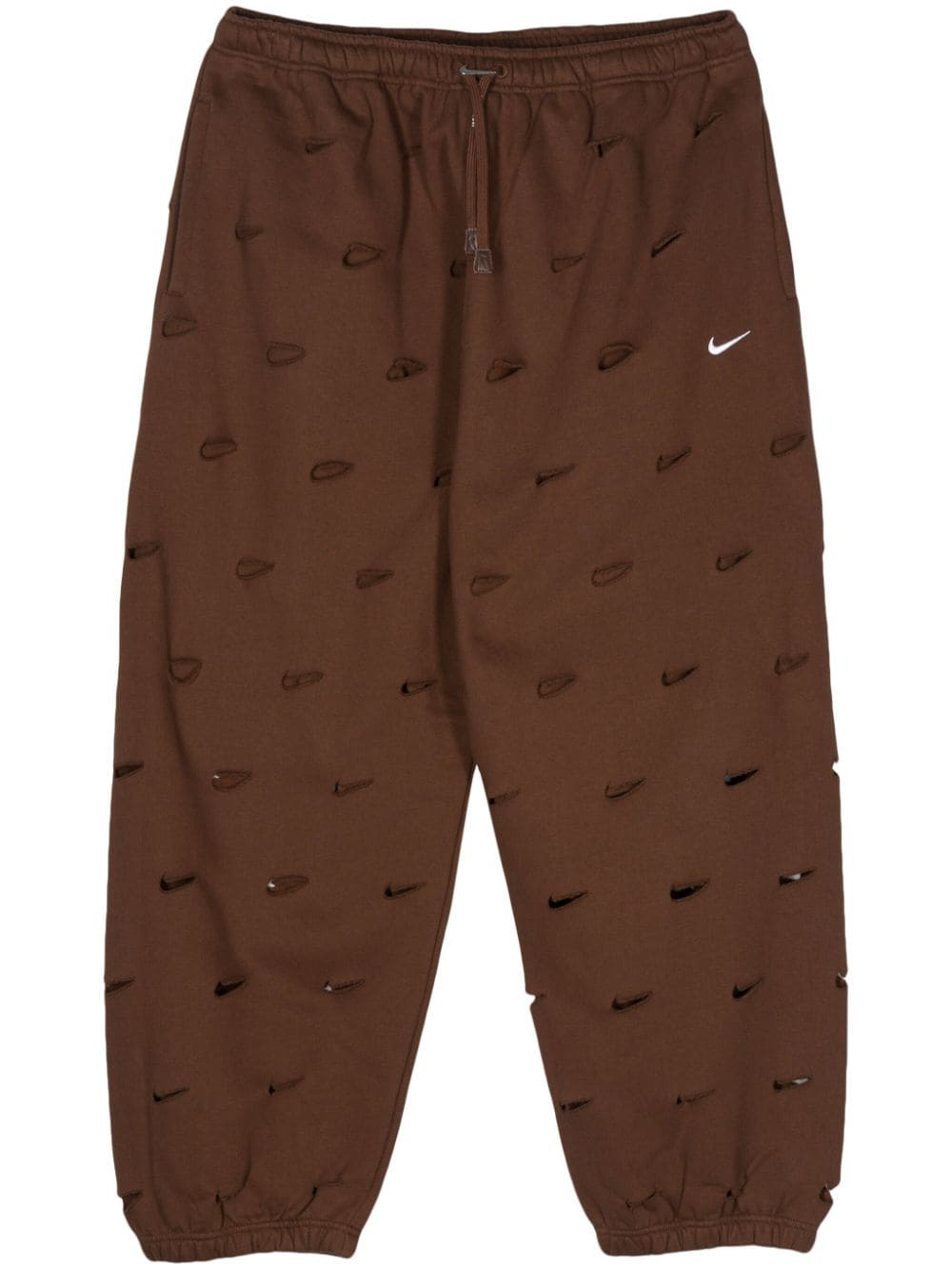 Shop Nike X Jacquemus Swoosh Track Pants In Brown