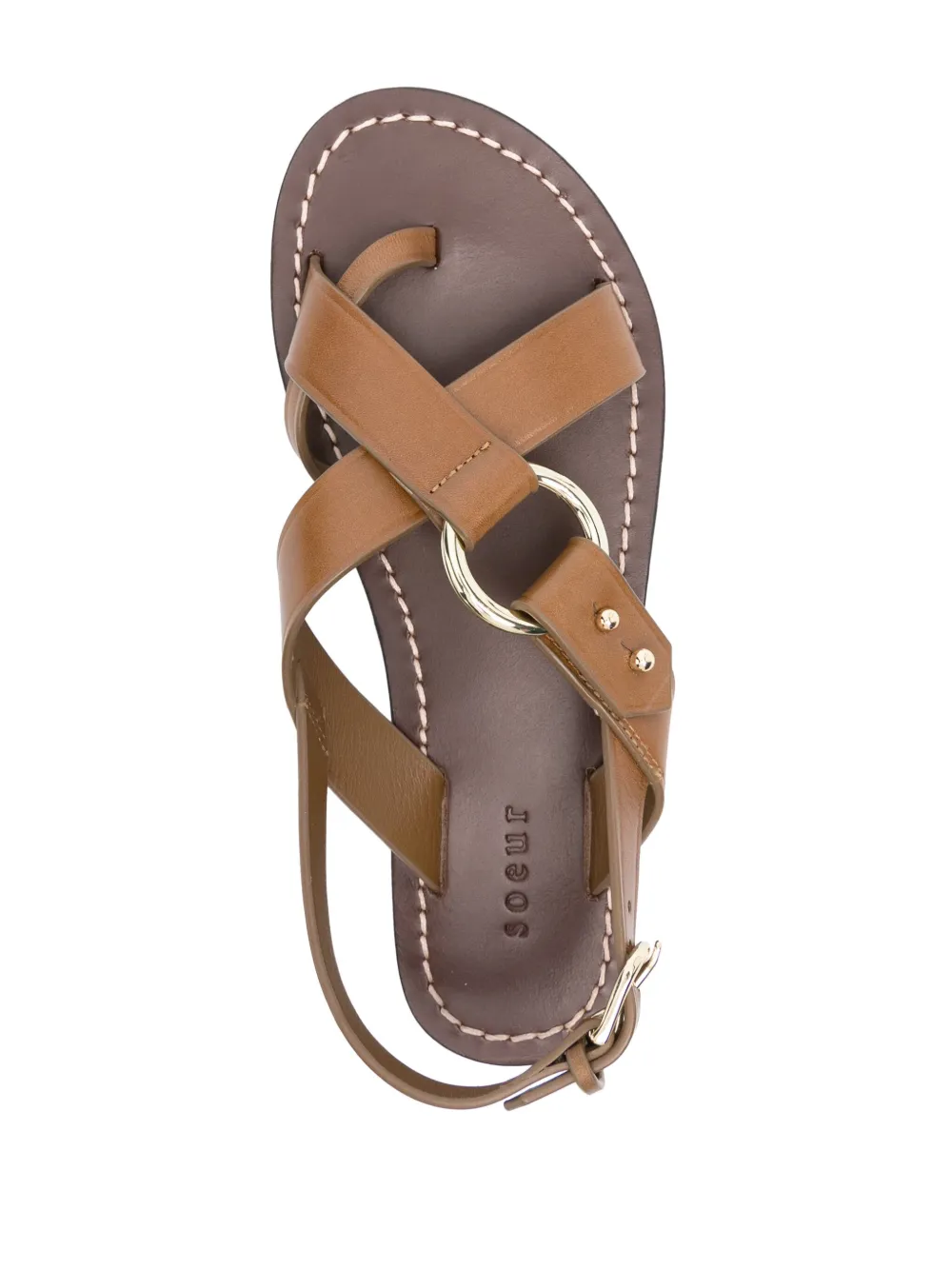 Soeur Florence sandalen Bruin