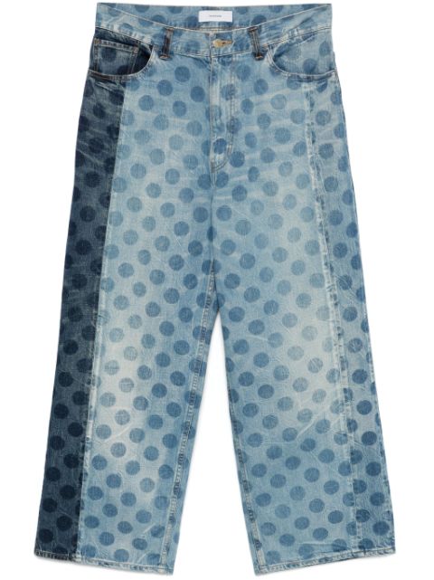 Facetasm polka dot jeans