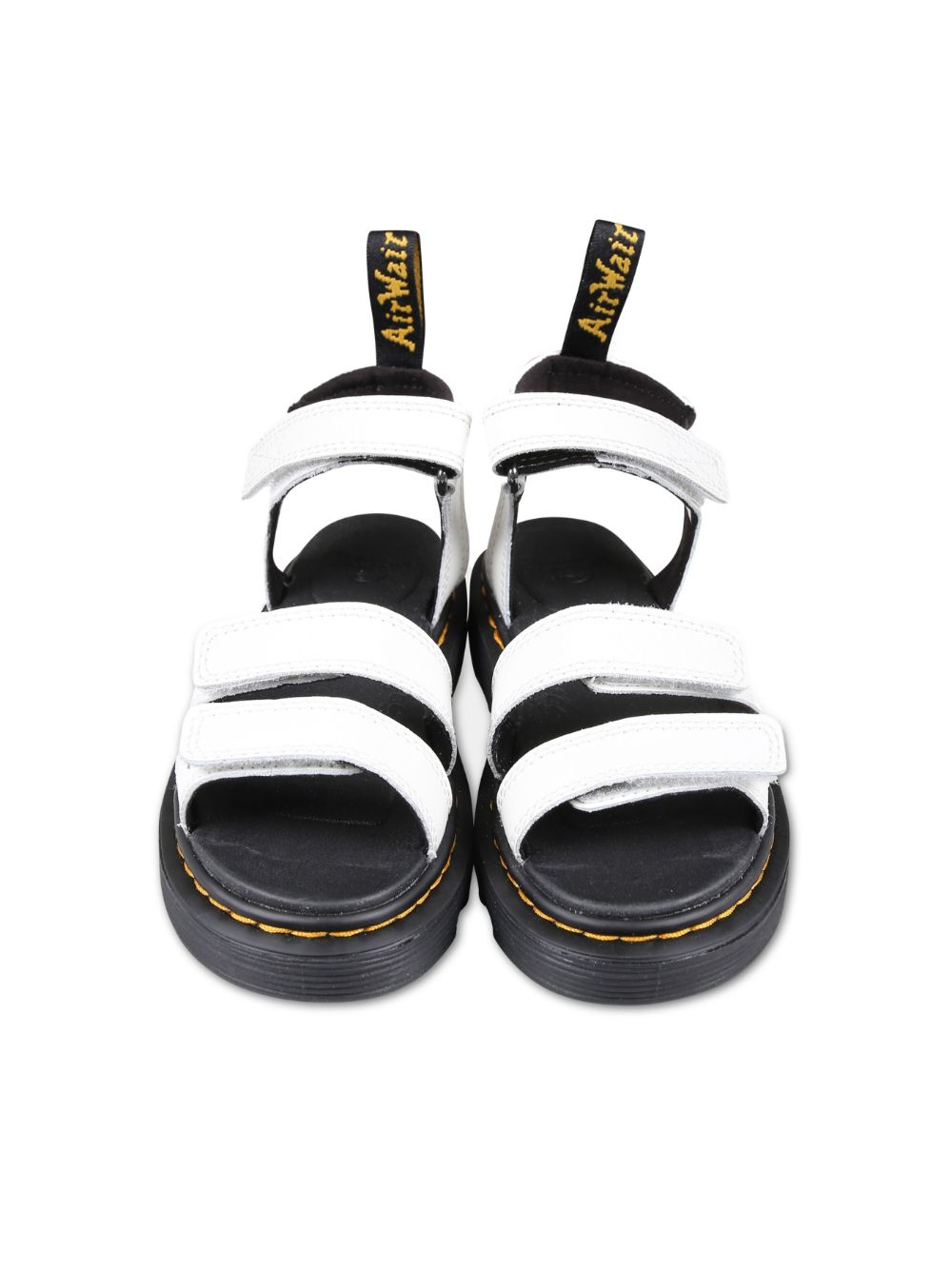 Shop Dr. Martens' Klaire Leather Sandals In White