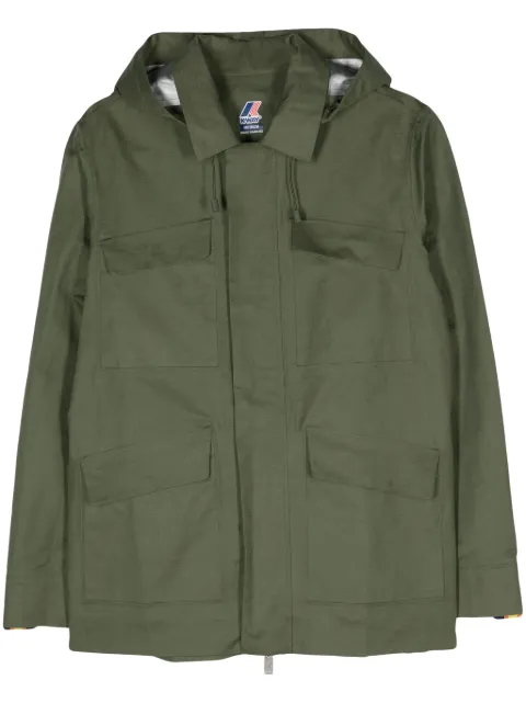 K-Way Erhal canvas hooded jacket