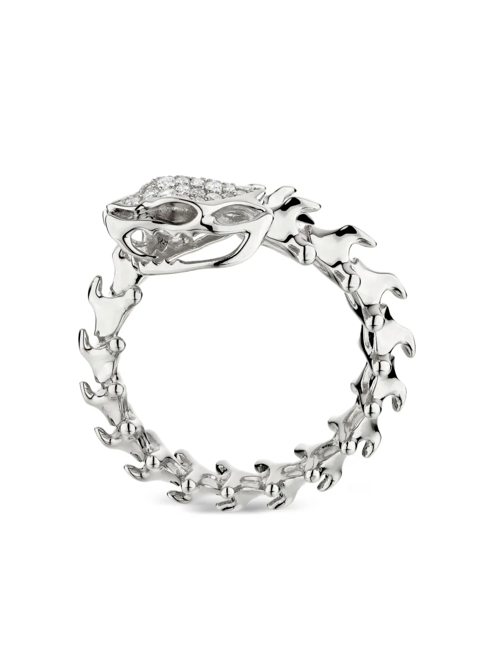 Shaun Leane sterling silver Serpent's Trace diamond ring | Men | Image 2