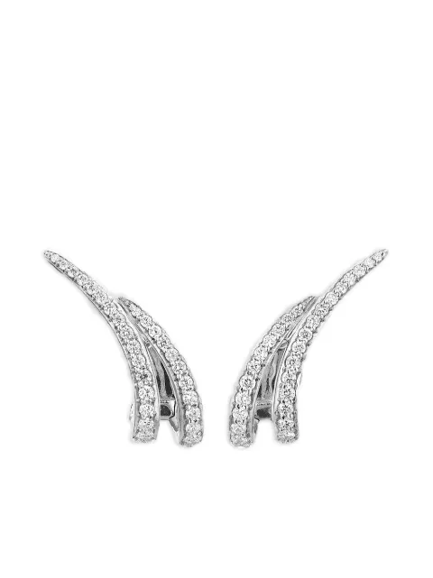 Shaun Leane 18K white gold and palladium Armis diamond ear cuffs