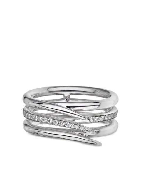 Shaun Leane anillo Armis en oro blanco de 18kt y paladio con diamante