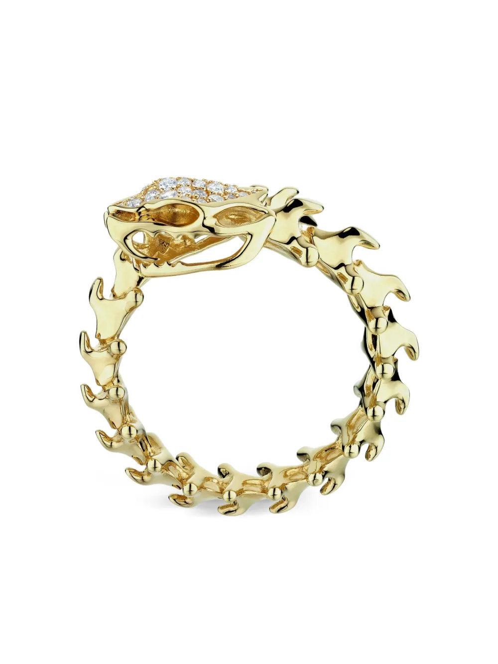 Shaun Leane 18K gold and sterling silver Serpent's Trace diamond ring | Men | Image 2