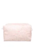 Bonpoint floral-print cotton changing bag - Pink