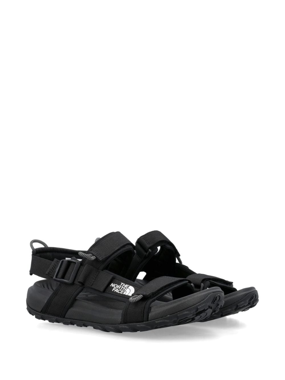 Shop The North Face Explore Camp Touch-strap Sandals In Black