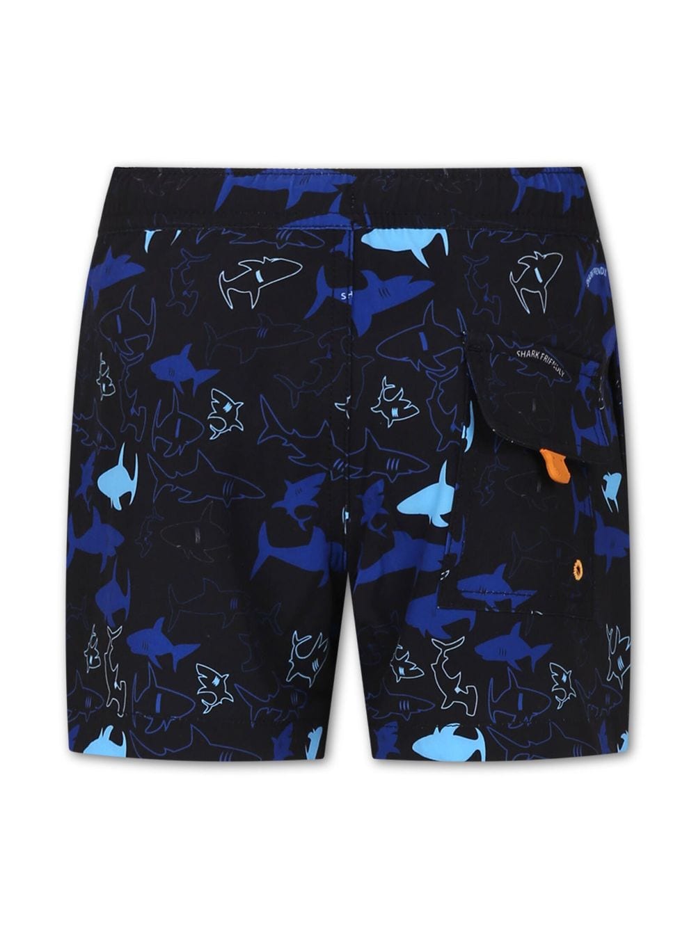 Shop Save The Duck Shark-print Swim Shorts In Black