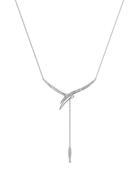 Shaun Leane 18K white gold Armis drop necklace