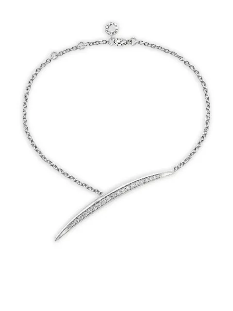 Shaun Leane pulsera Armis en oro blanco de 18kt con diamante y paladio
