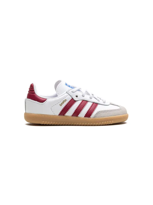 Maroon adidas kids top