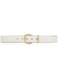 Jimmy Choo Diamond belt - White