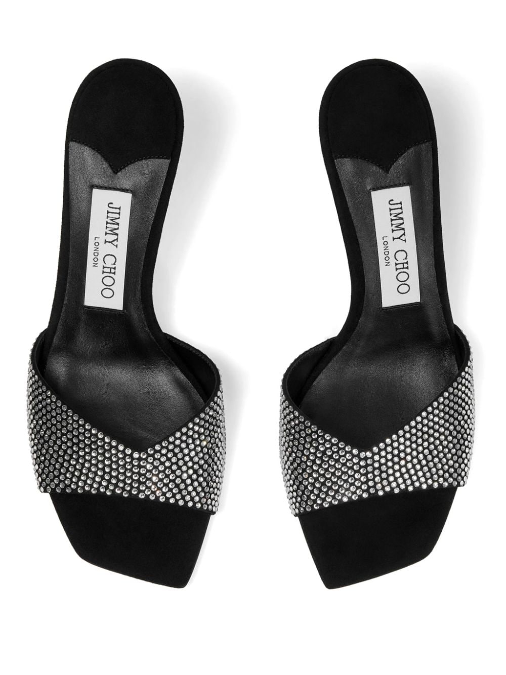 Shop Jimmy Choo 70mm Skye Mules In Black