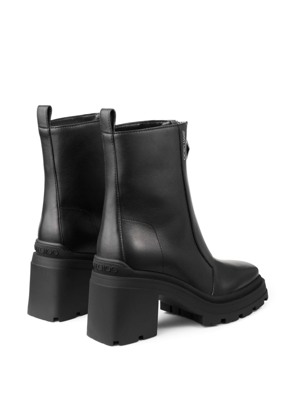 Shop Jimmy Choo 80mm Eugenie Boots In Black