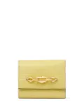 Jimmy Choo Marinda chain-detailing leather wallet - Yellow