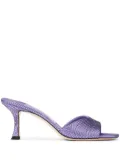 Jimmy Choo Skye 70mm satin mules - Purple