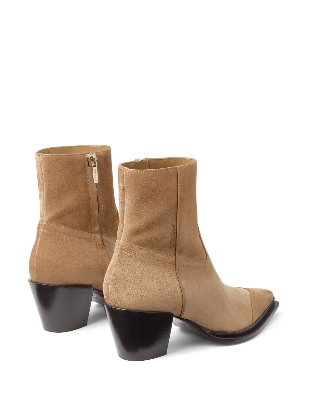 Shop Jimmy Choo 60mm Cece Boots In Nude