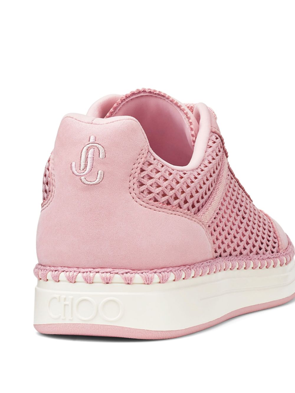 Jimmy Choo Rimini low-top leren sneakers Roze