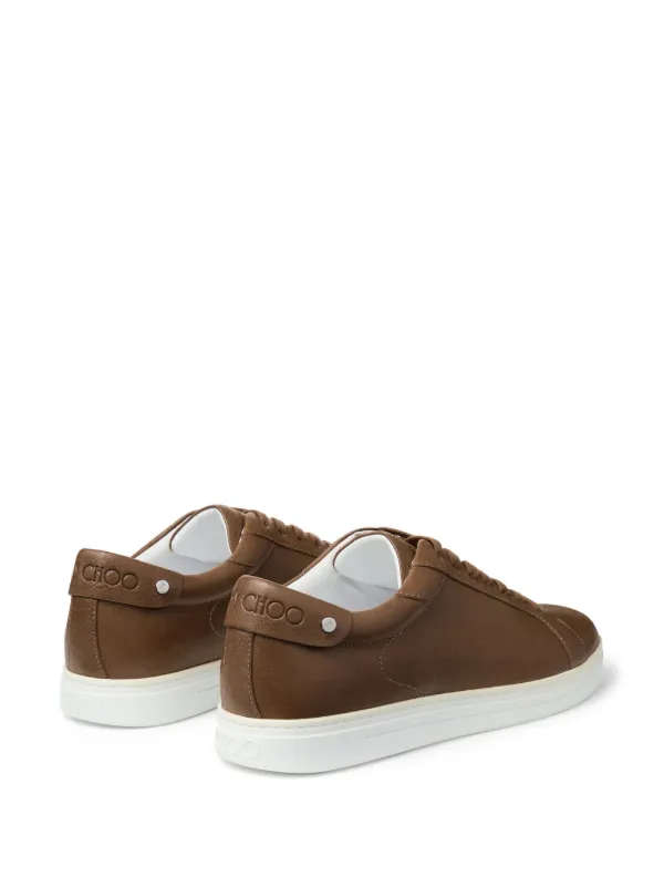 スニーカー JIMMY CHOO ROME M LEATHER SNEAKERS Jimmy Choo Rome/M Sneakers | Brown | FARFETCH