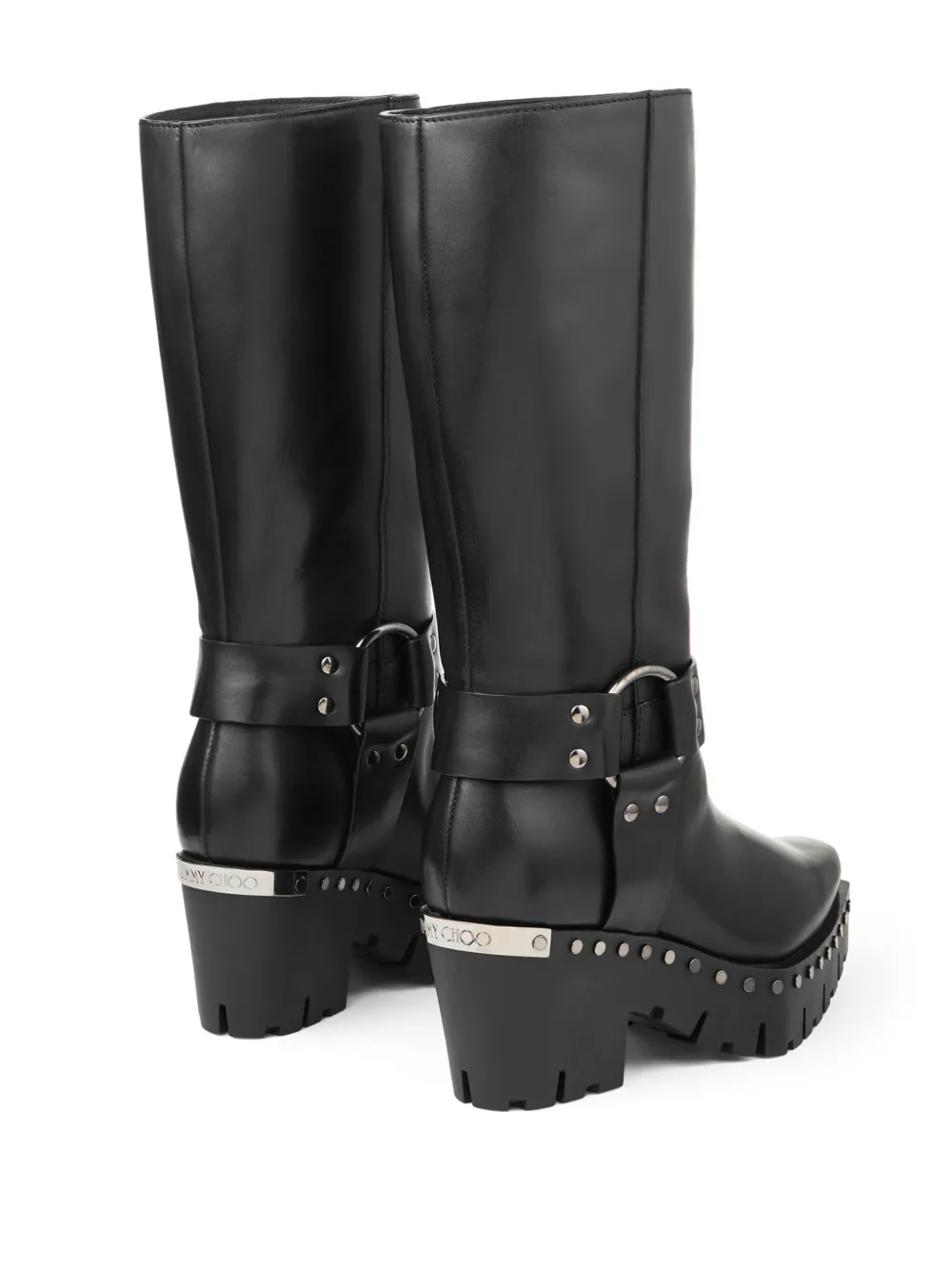 Jimmy Choo 75mm Quinn boots Black