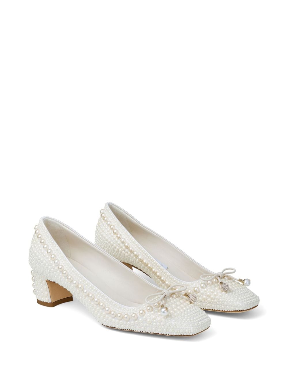 Jimmy Choo Elme 45 pumps - Wit