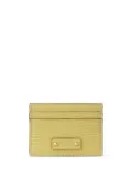 Jimmy Choo Umika leather card holder - Yellow