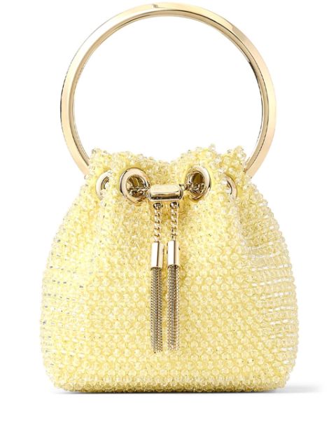 Jimmy Choo Micro Bon Bon beaded tote bag Women