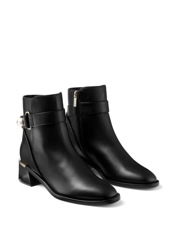 Jimmy Choo 45mm Noor Ankle Boots | Black | FARFETCH