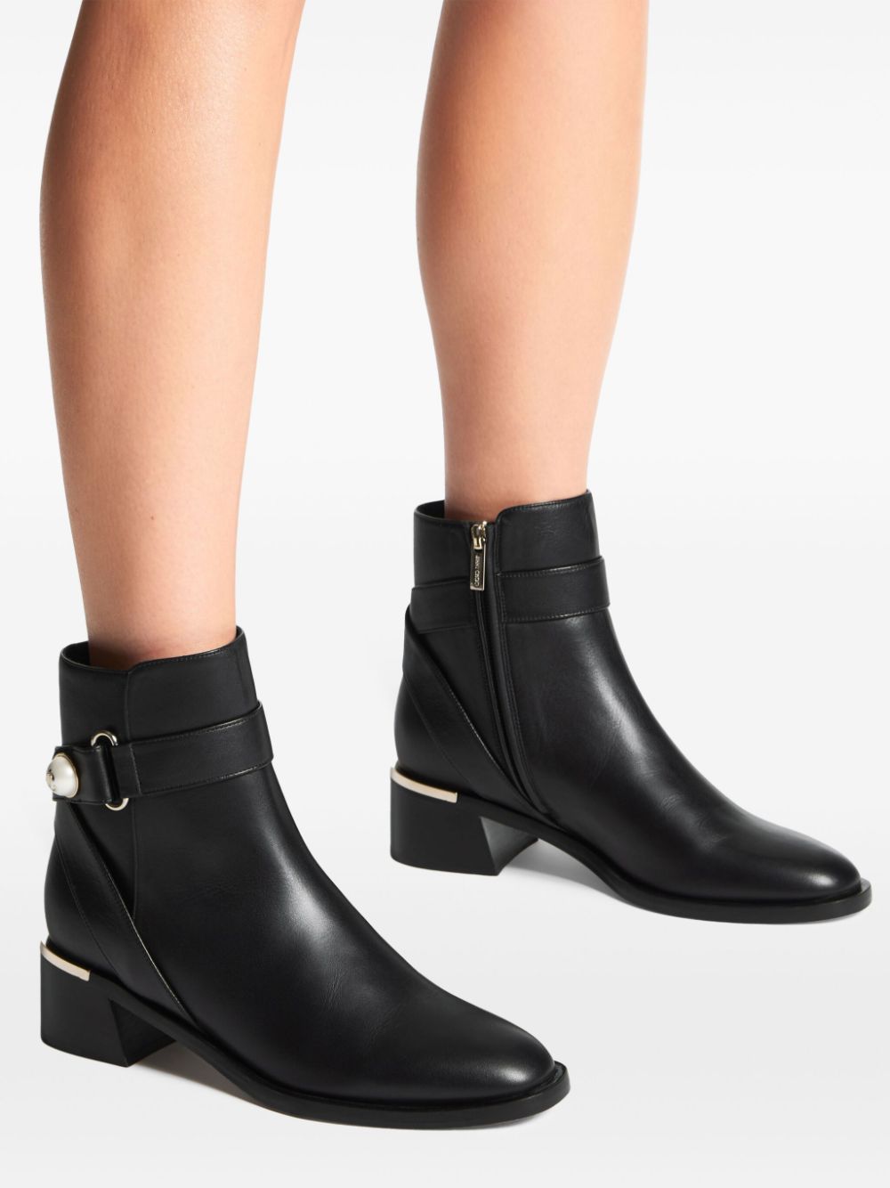 Jimmy Choo 45mm Noor ankle boots Black