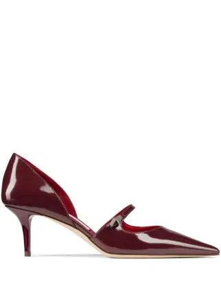 Jimmy Choo Carolyn 60mm パンプス | レッド | FARFETCH JP