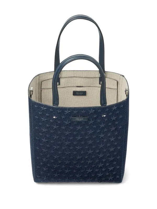 JIMMY CHOO デニムブルー ショルダーバッグ