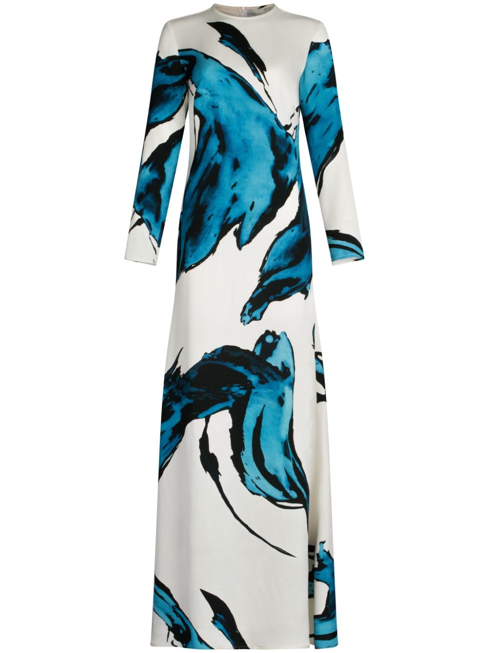 Silvia Tcherassi Ida abstract-print maxi dress - White