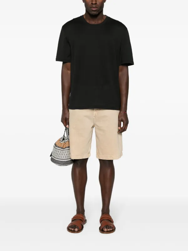 LANEUS BLACK コットン Tシャツ Laneus コットン Tシャツ | ブラック | FARFETCH JP