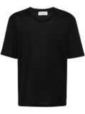 Laneus plain cotton T-shirt - Black