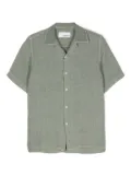 Costumein short-sleeve linen shirt - Green