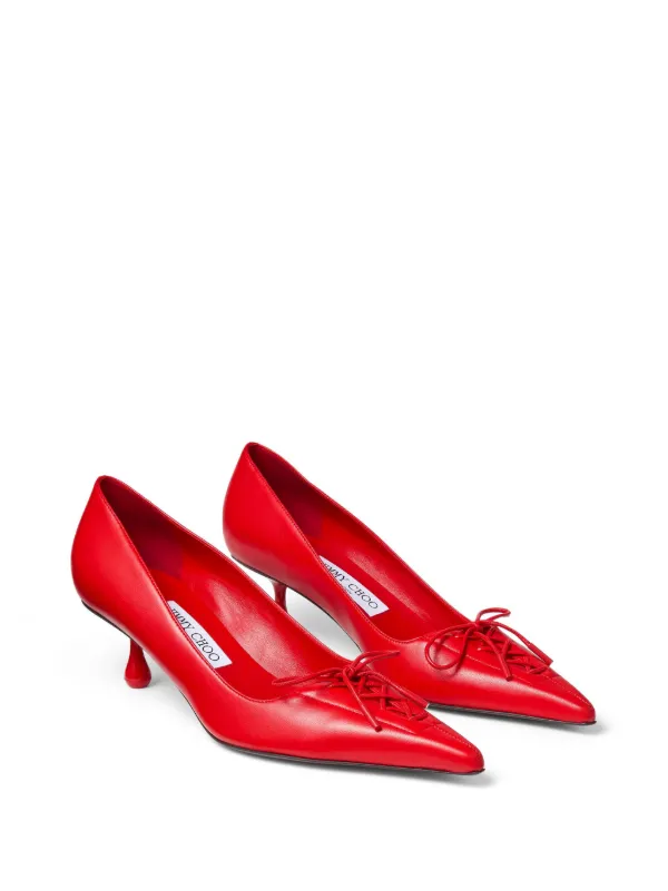 Jimmy Choo 50mm Scarlett Pumps | Red | FARFETCH