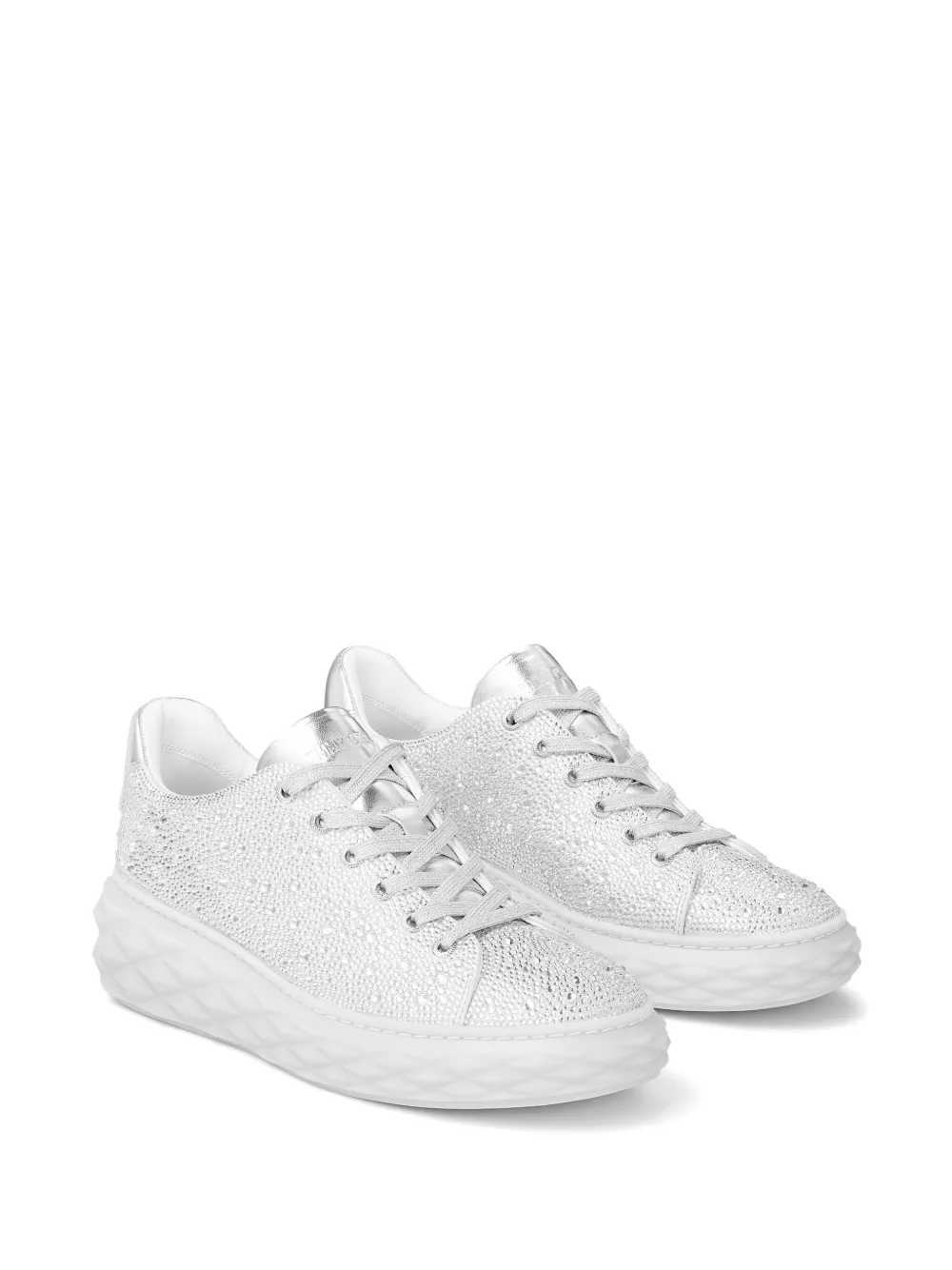 Jimmy Choo Diamond Light crystal-embellished sneakers | Low-Tops | Image 2
