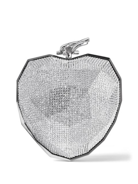 Jimmy Choo Faceted Heart clutch bag Women