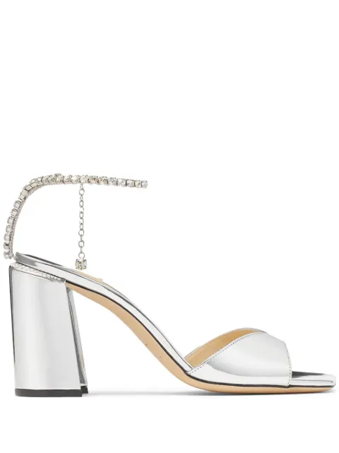 Jimmy Choo Saeda 85mm leather sandals Women