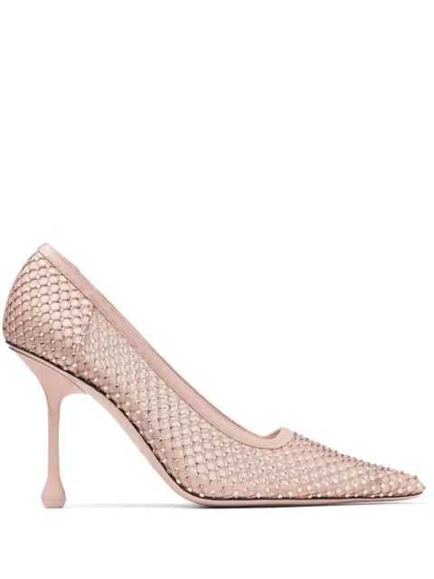 Jimmy Choo Ixia 95mm satin pumps