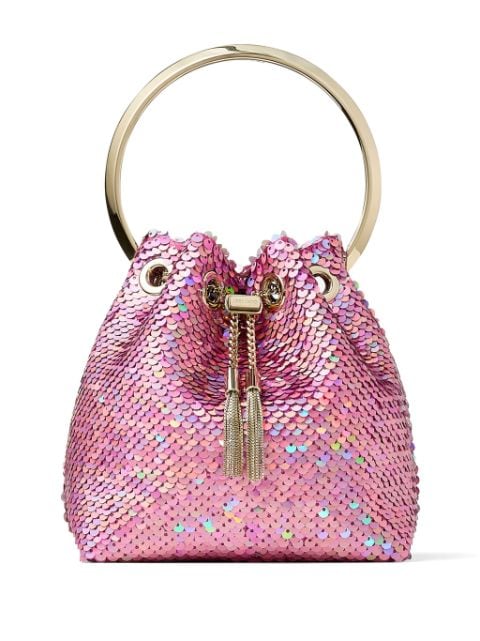 Jimmy Choo Bon Bon chainmail bucket bag