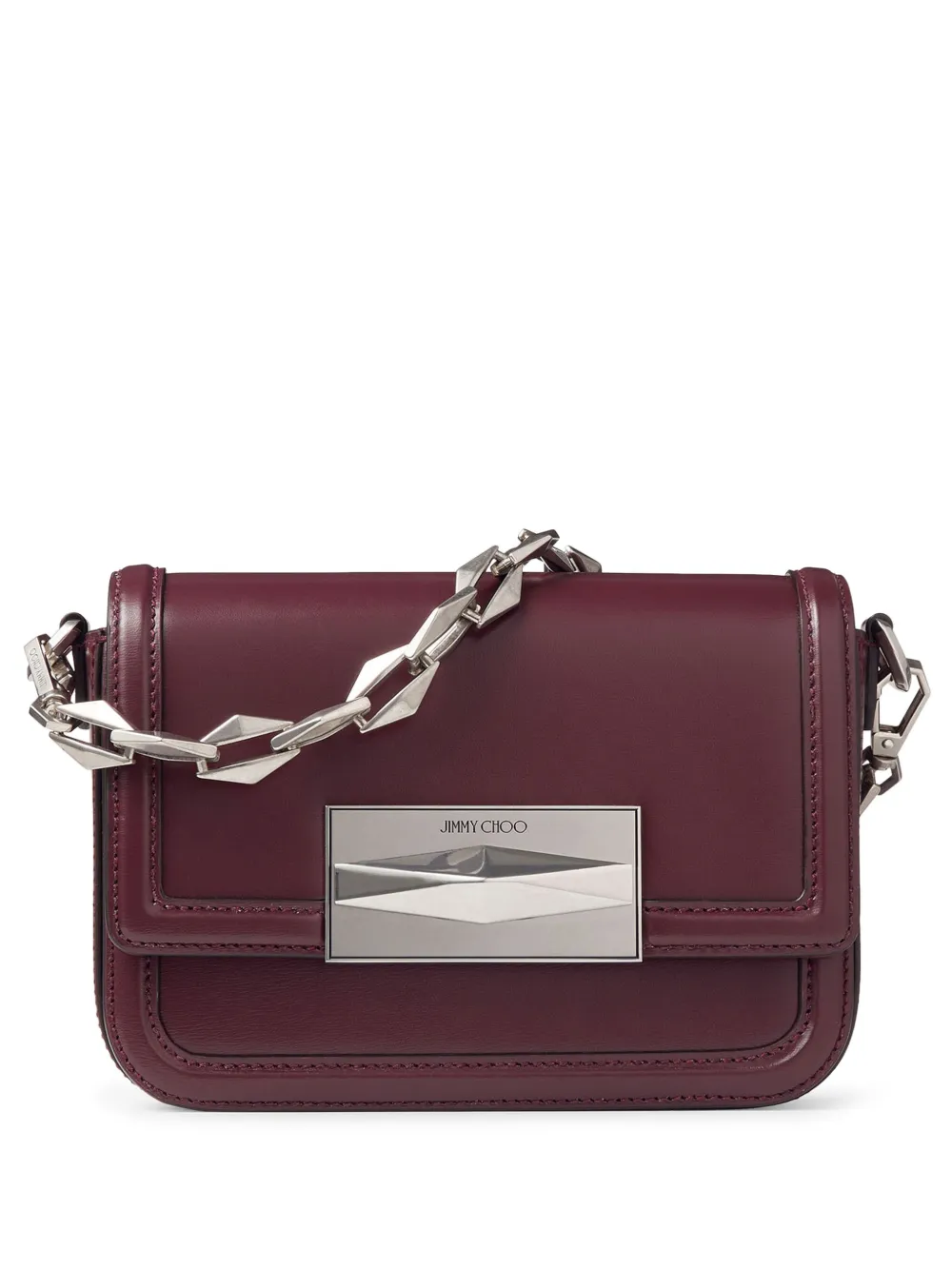 Jimmy Choo Diamond Crossbody Bag Red FARFETCH