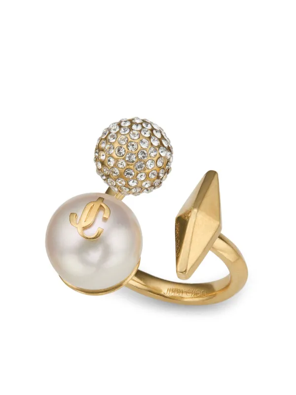 Jimmy Choo multi-charm Ring | Gold | FARFETCH