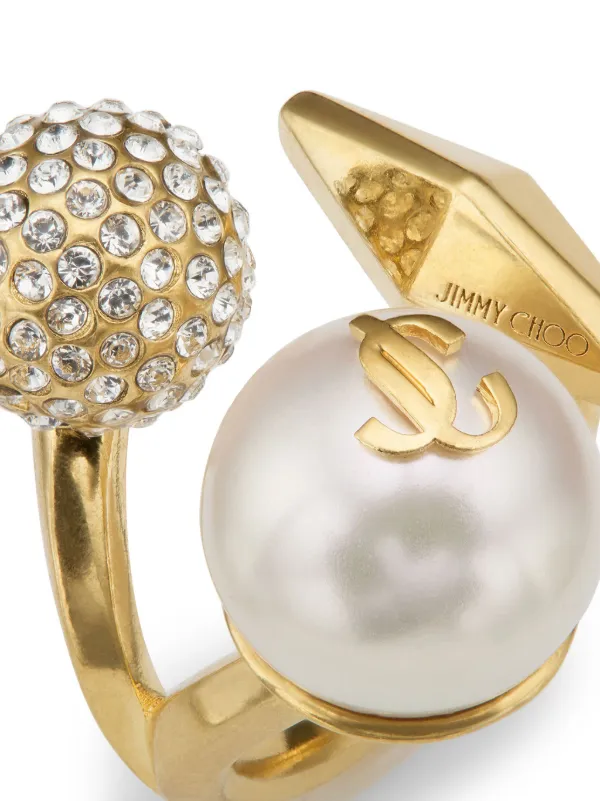 Jimmy Choo multi-charm Ring | Gold | FARFETCH