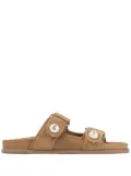 Jimmy Choo Fayence touch-strap sandals - Neutrals