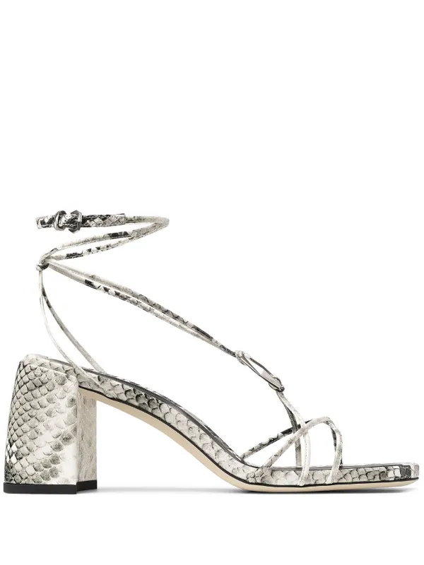 送料込/関税込■Jimmy Choo■Onyxia 70 レザーサンダル Onyxia 70 leather sandals in black - Jimmy Choo | Mytheresa