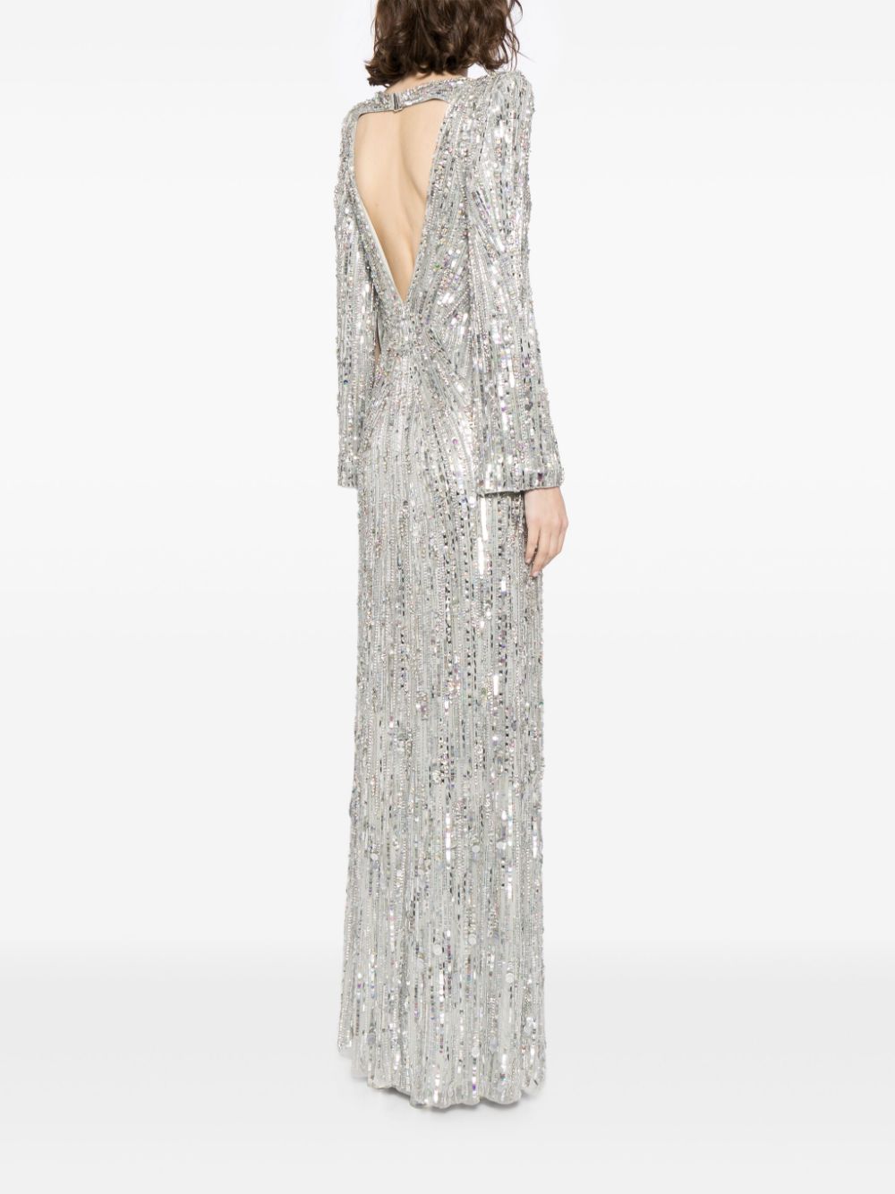 JENNY PACKHAM AVALON SEQUIN-EMBELLISHED DRESS 